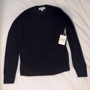 NWT Nordstrom black cashmere sweater